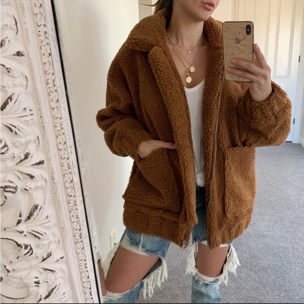 MRSALLIEXO Teddy Jacket 💗🐻